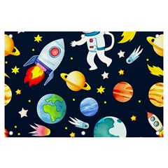 Space Galaxy Seamless Background Banner And Sign 6  X 4  by Jancukart