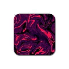 Abstract Pattern Texture Art Rubber Coaster (square) by Jancukart