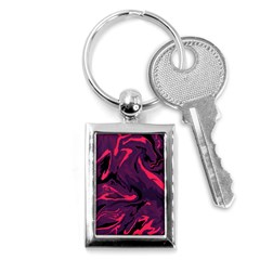 Abstract Pattern Texture Art Key Chain (rectangle)