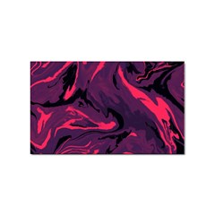 Abstract Pattern Texture Art Sticker Rectangular (100 Pack)