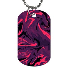 Abstract Pattern Texture Art Dog Tag (two Sides)