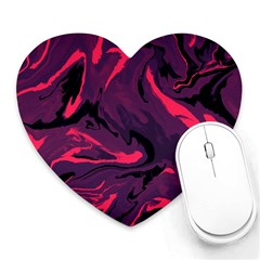 Abstract Pattern Texture Art Heart Mousepad