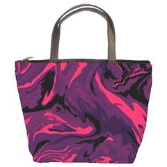 Abstract Pattern Texture Art Bucket Bag