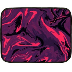 Abstract Pattern Texture Art One Side Fleece Blanket (mini)