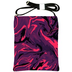 Abstract Pattern Texture Art Shoulder Sling Bag