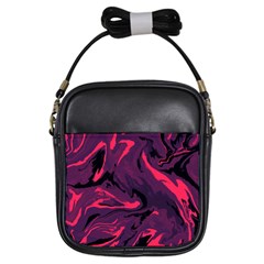 Abstract Pattern Texture Art Girls Sling Bag