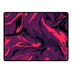 Abstract Pattern Texture Art One Side Fleece Blanket (small)