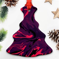 Abstract Pattern Texture Art Christmas Tree Ornament (two Sides)