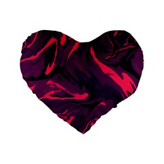 Abstract Pattern Texture Art Standard 16  Premium Heart Shape Cushions