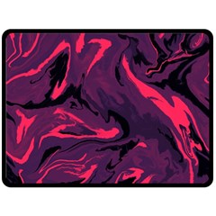 Abstract Pattern Texture Art Fleece Blanket (large)