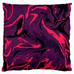 Abstract Pattern Texture Art Standard Premium Plush Fleece Cushion Case (one Side)