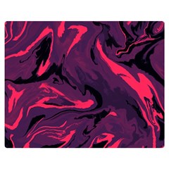 Abstract Pattern Texture Art Premium Plush Fleece Blanket (medium)