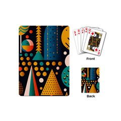 Christmas Pattern Playing Cards Single Design (mini)