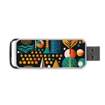 Christmas Pattern Portable USB Flash (One Side) Front