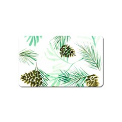 Watercolor Pattern Winter Magnet (name Card) by Jancukart