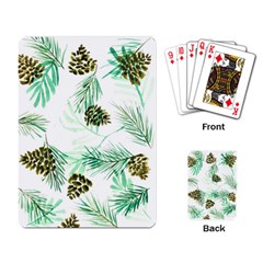 Watercolor Pattern Winter Playing Cards Single Design (rectangle)