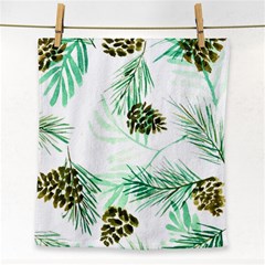 Watercolor Pattern Winter Face Towel