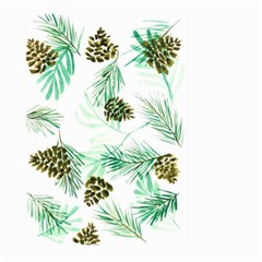 Watercolor Pattern Winter Large Garden Flag (two Sides)