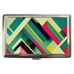 Pattern Abstract Geometric Design Cigarette Money Case