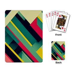 Pattern Abstract Geometric Design Playing Cards Single Design (rectangle)