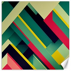 Pattern Abstract Geometric Design Canvas 20  X 20 