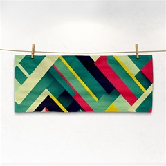 Pattern Abstract Geometric Design Hand Towel