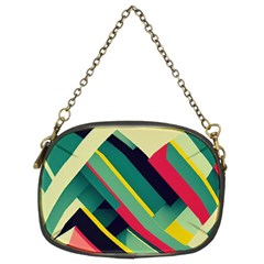 Pattern Abstract Geometric Design Chain Purse (two Sides)