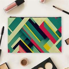 Pattern Abstract Geometric Design Cosmetic Bag (large) by Jancukart