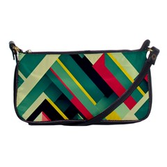 Pattern Abstract Geometric Design Shoulder Clutch Bag