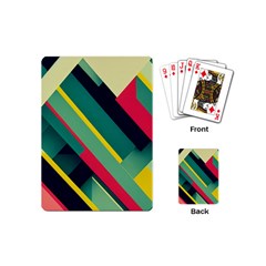 Pattern Abstract Geometric Design Playing Cards Single Design (mini)