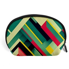 Pattern Abstract Geometric Design Accessory Pouch (large)