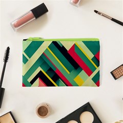 Pattern Abstract Geometric Design Cosmetic Bag (xs)