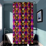 Cute Small Dogs With Colorful Flowers Shower Curtain 36  x 72  (Stall)  Curtain(36 X72 ) - 33.26 x66.24  Curtain(36 X72 )