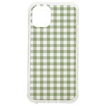 Green Tea White Small Plaids  iPhone 12 mini TPU UV Print Case	 Front