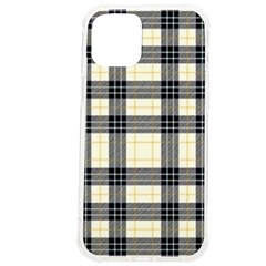 Gray And Yellow Plaids  Iphone 12 Pro Max Tpu Uv Print Case by ConteMonfrey