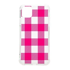 Pink And White Plaids Iphone 11 Pro Max 6 5 Inch Tpu Uv Print Case by ConteMonfrey