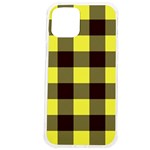 Black and yellow plaids iPhone 12 Pro max TPU UV Print Case Front