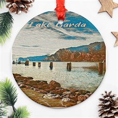 Lake Garda Ornament (round) by ConteMonfrey