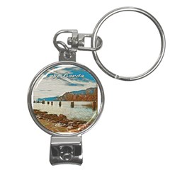 Lake Garda Nail Clippers Key Chain by ConteMonfrey