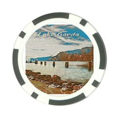 Lake Garda Poker Chip Card Guard by ConteMonfrey