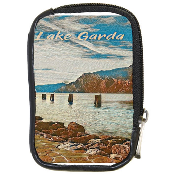 Lake Garda Compact Camera Leather Case