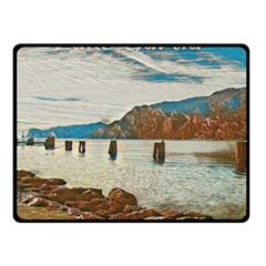 Lake Garda One Side Fleece Blanket (small) by ConteMonfrey