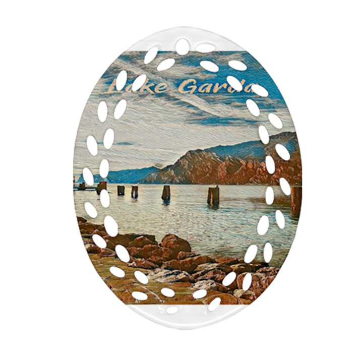 Lake Garda Ornament (Oval Filigree)