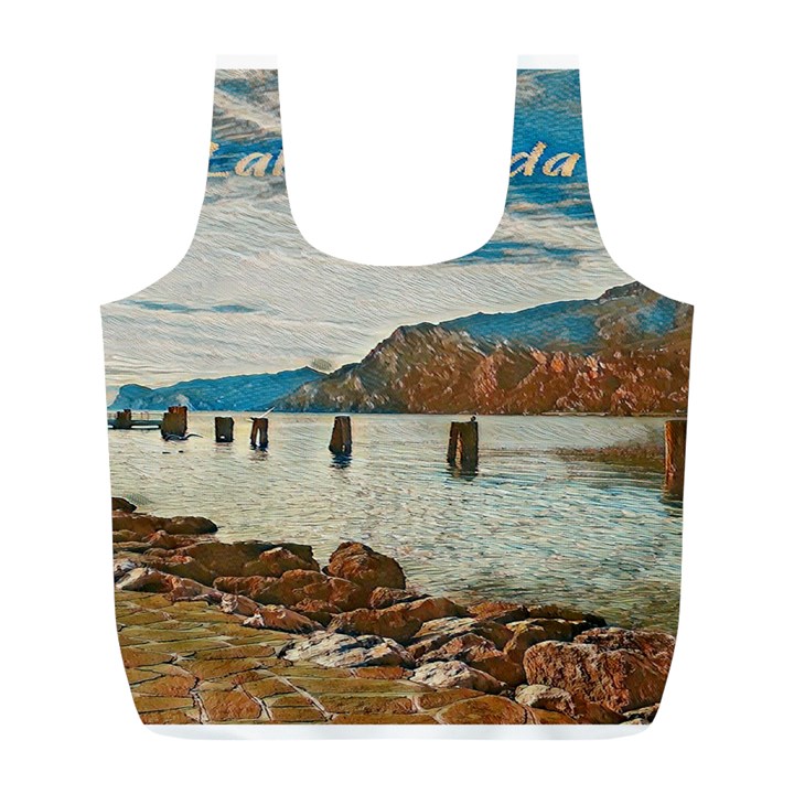 Lake Garda Full Print Recycle Bag (L)