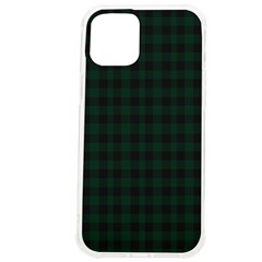 Green And Black Small Plaids Iphone 12 Pro Max Tpu Uv Print Case by ConteMonfrey