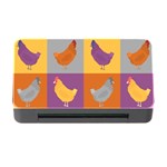 Chickens Pixel Pattern - Version 1a Memory Card Reader with CF Front