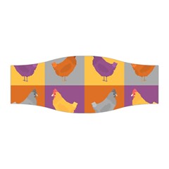 Chickens Pixel Pattern - Version 1a Stretchable Headband by wagnerps