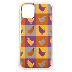 Chickens Pixel Pattern - Version 1a Iphone 12 Mini Tpu Uv Print Case	 by wagnerps