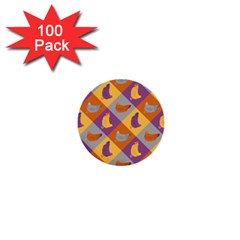 Chickens Pixel Pattern - Version 1b 1  Mini Buttons (100 Pack)  by wagnerps