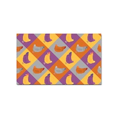 Chickens Pixel Pattern - Version 1b Sticker Rectangular (100 Pack) by wagnerps